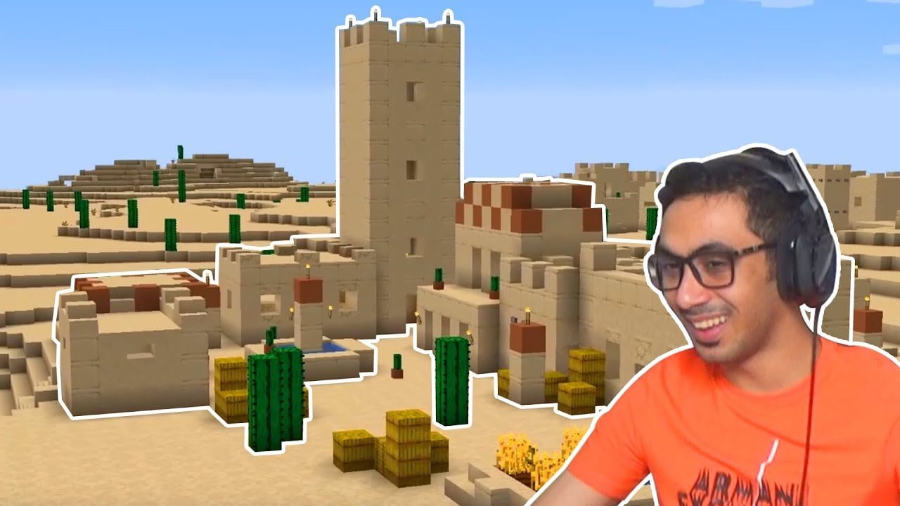 ماين كرافت #19 | اخيراً لقيت القرية النادرة في الصحراء ! 1 id 4ae0nnx19cy youtube automatic