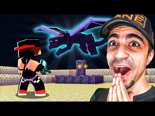 ماين كرافت مودات : قتلت التنين و ختمت اللعبة | Minecraft !! 😱🔥 1 id k2pyudmopkk youtube automatic